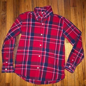 Old Navy Boys Long Sleeve Plaid Shirt